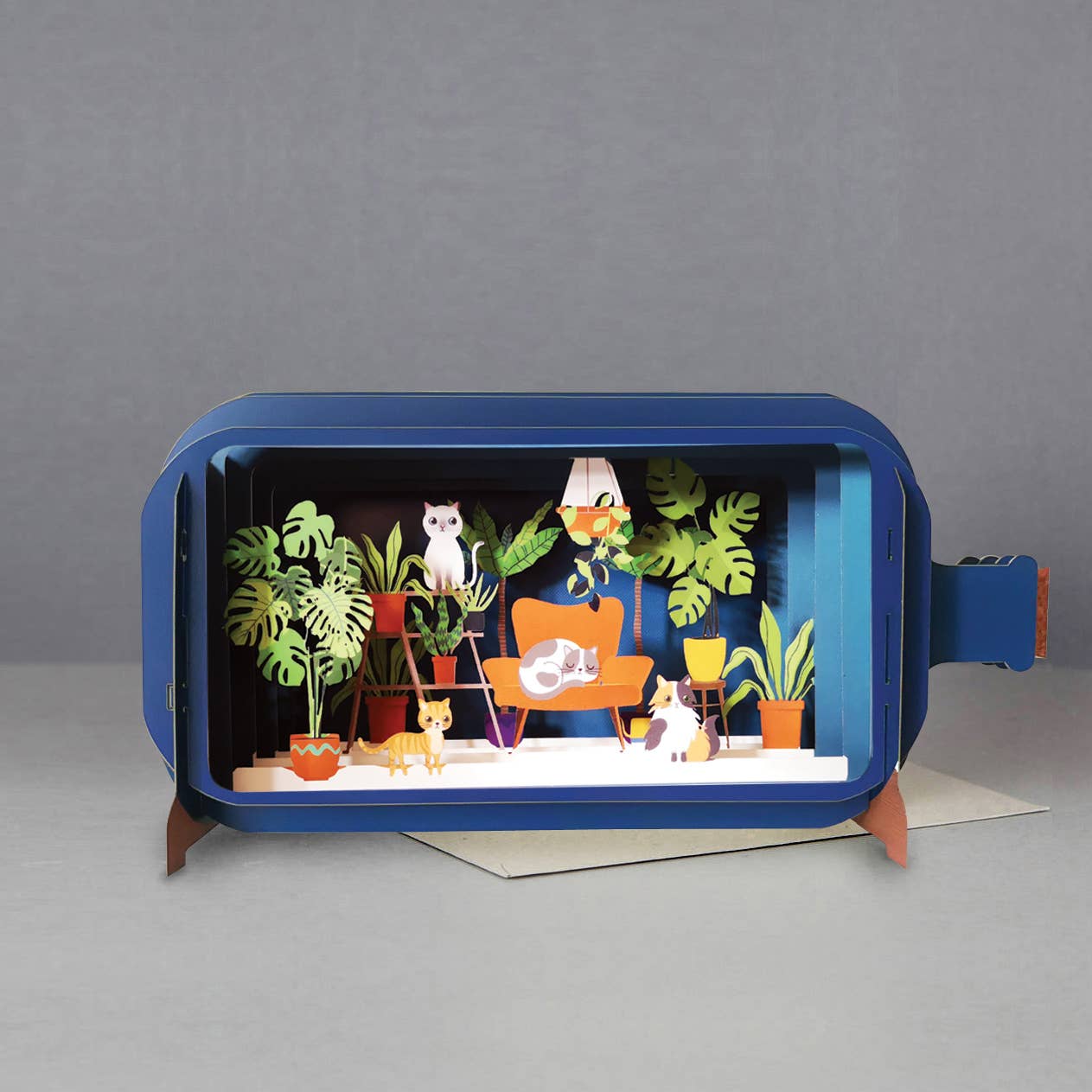 Pop-upkaart katten