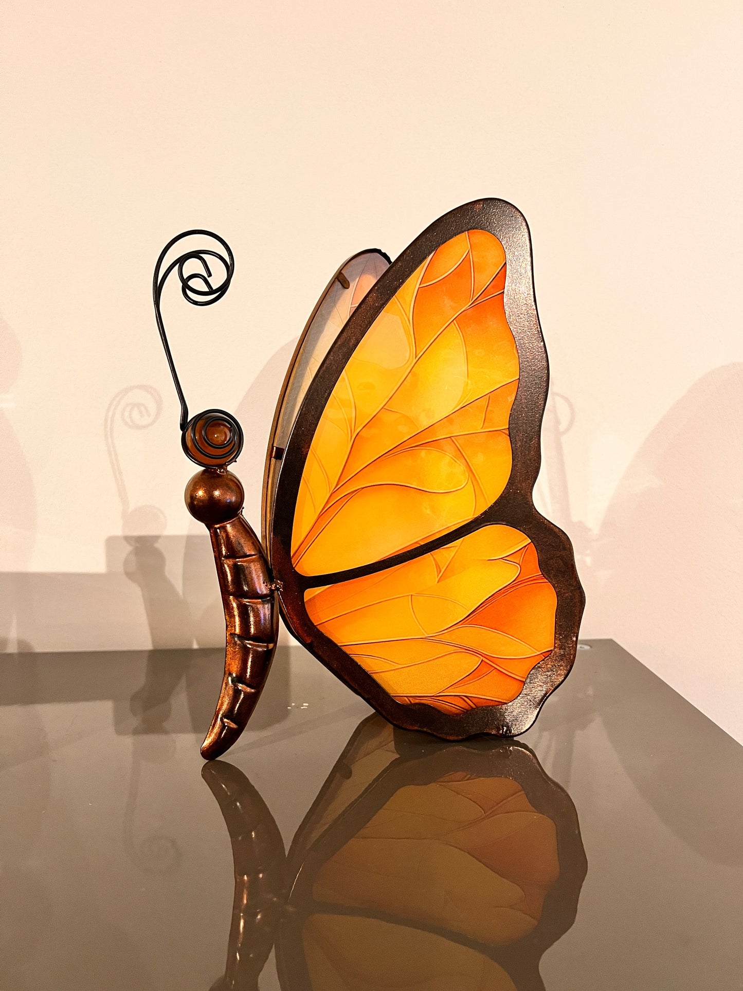 Vlinder – oranje/amber