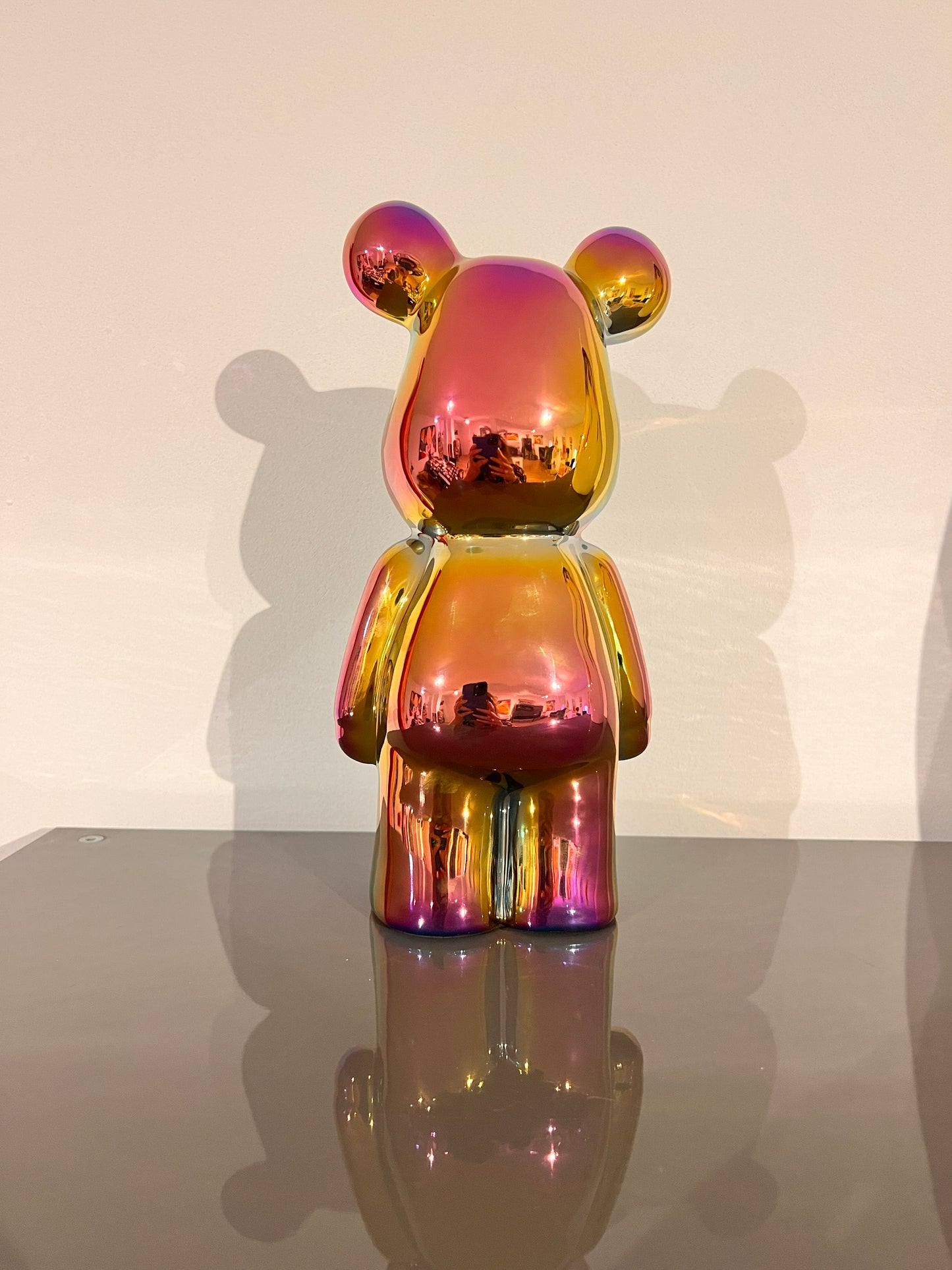 Beertje multicolor met hart