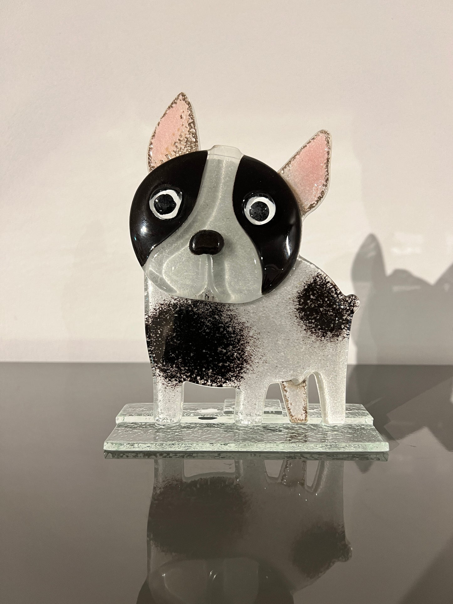 Glazen bulldog – decoratief glaskunst object