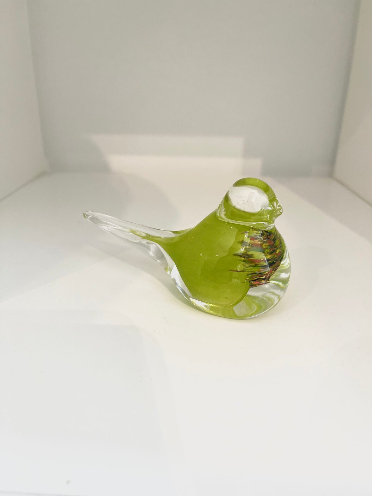 Kristal vogel groen/multicolor