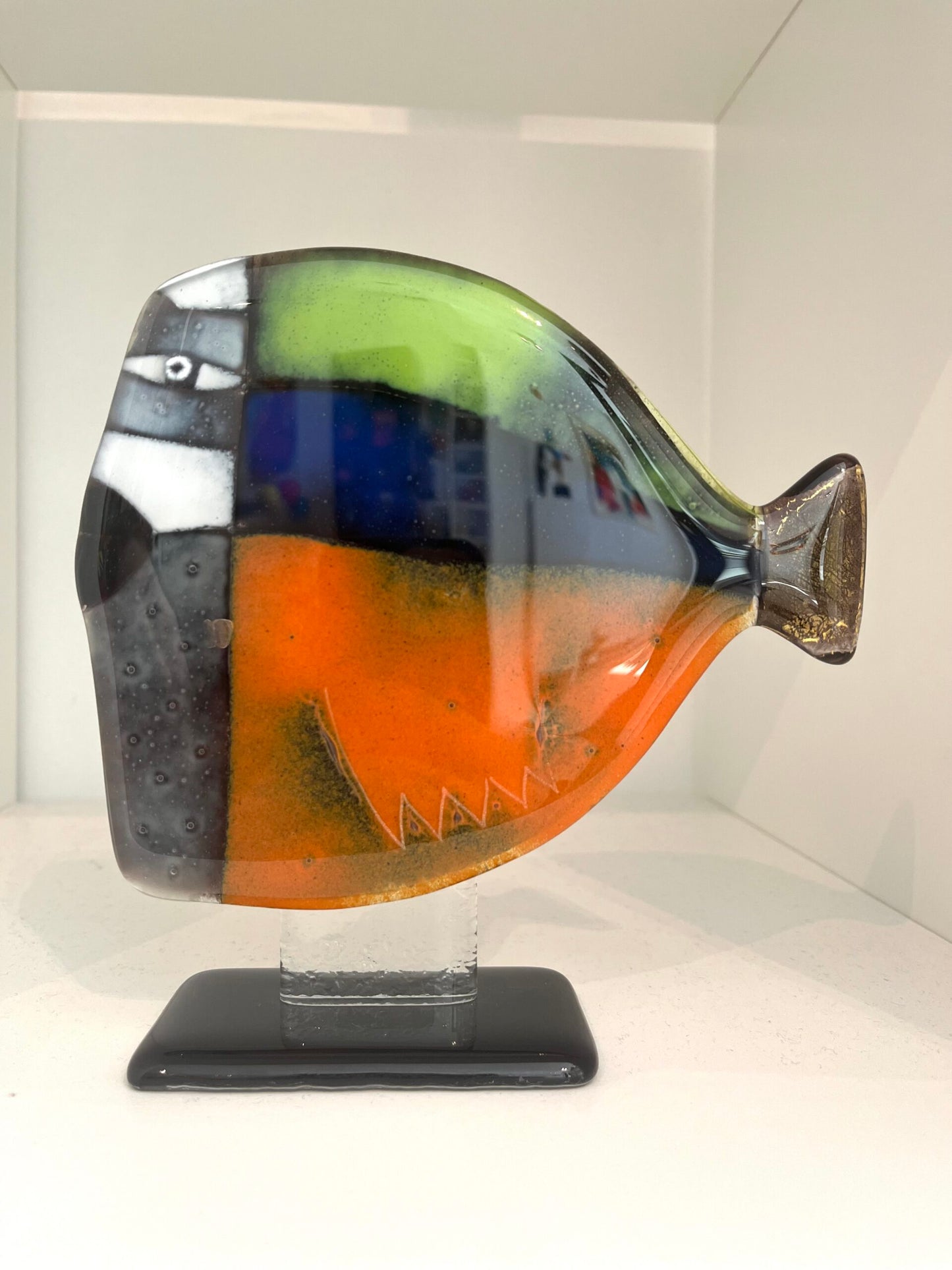 Glazen Habrat Fish oranje
