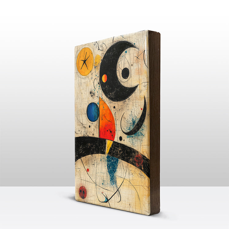 Artchoices exclusive: 126. AC 1 op houten paneel(tje) klein