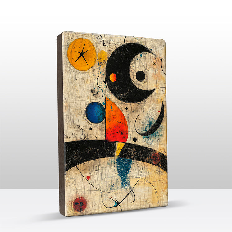 Artchoices exclusive: 126. AC 1 op houten paneel(tje) klein