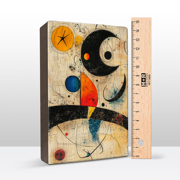 Artchoices exclusive: 126. AC 1 op houten paneel(tje) klein