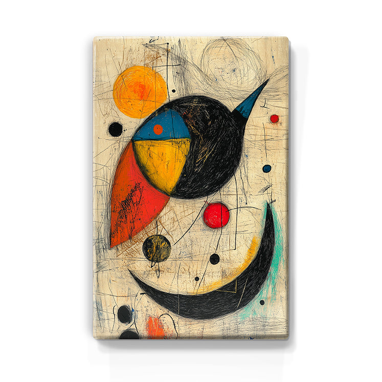 Artchoices exclusive: 129. AC 4 op houten paneel(tje) groot