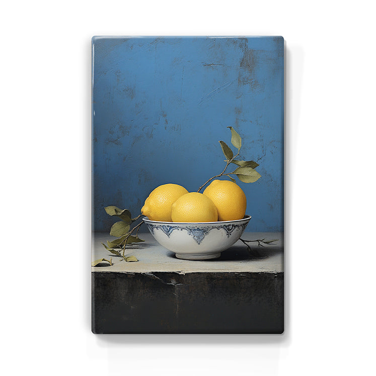 Artchoices exclusive: 177. Stilleven citrusvruchten op houten paneel(tje) klein