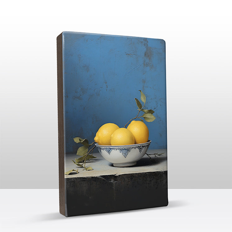 Artchoices exclusive: 177. Stilleven citrusvruchten op houten paneel(tje) klein