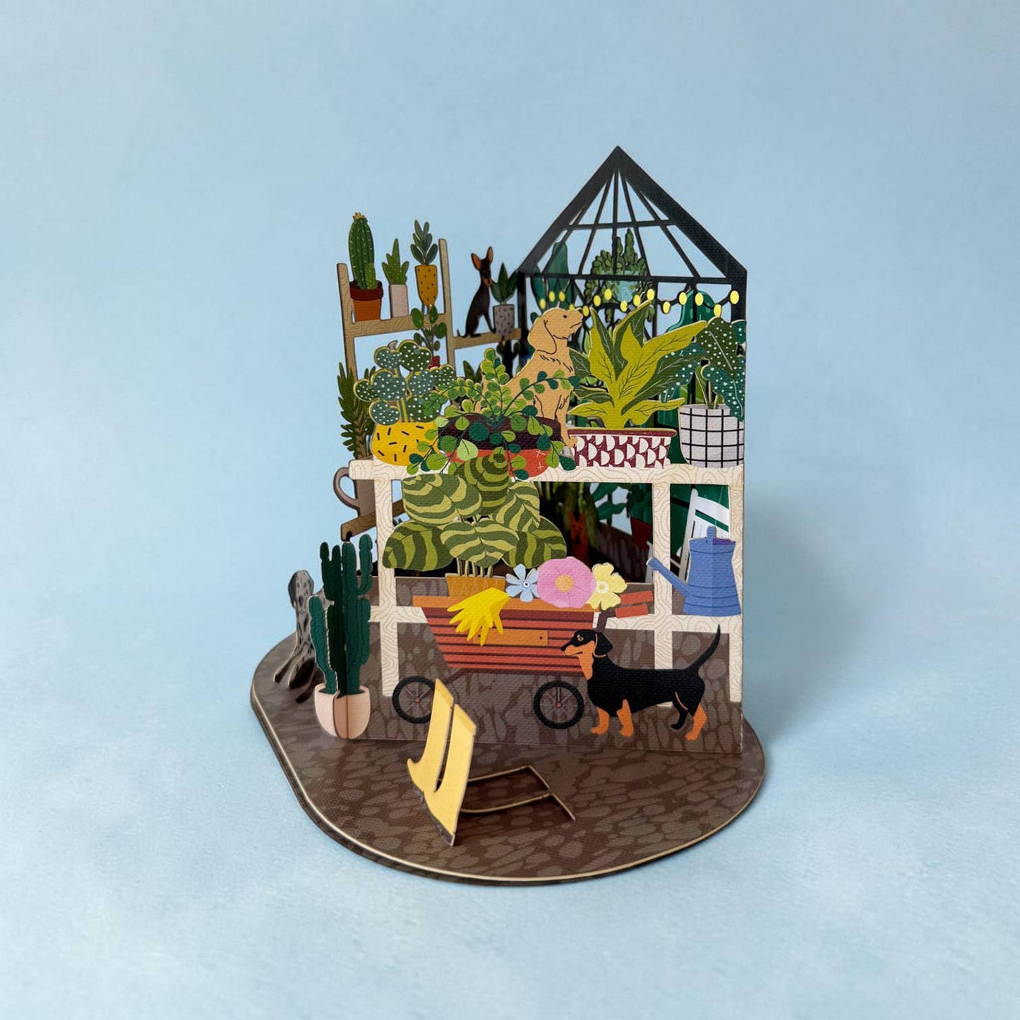 Botanische huisdieren pop-upkaart: Standaard titel