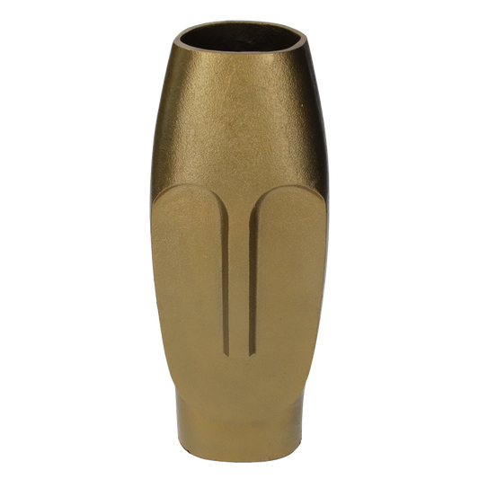Gold Brancusi-vaas van metaal h 38x14x12 cm