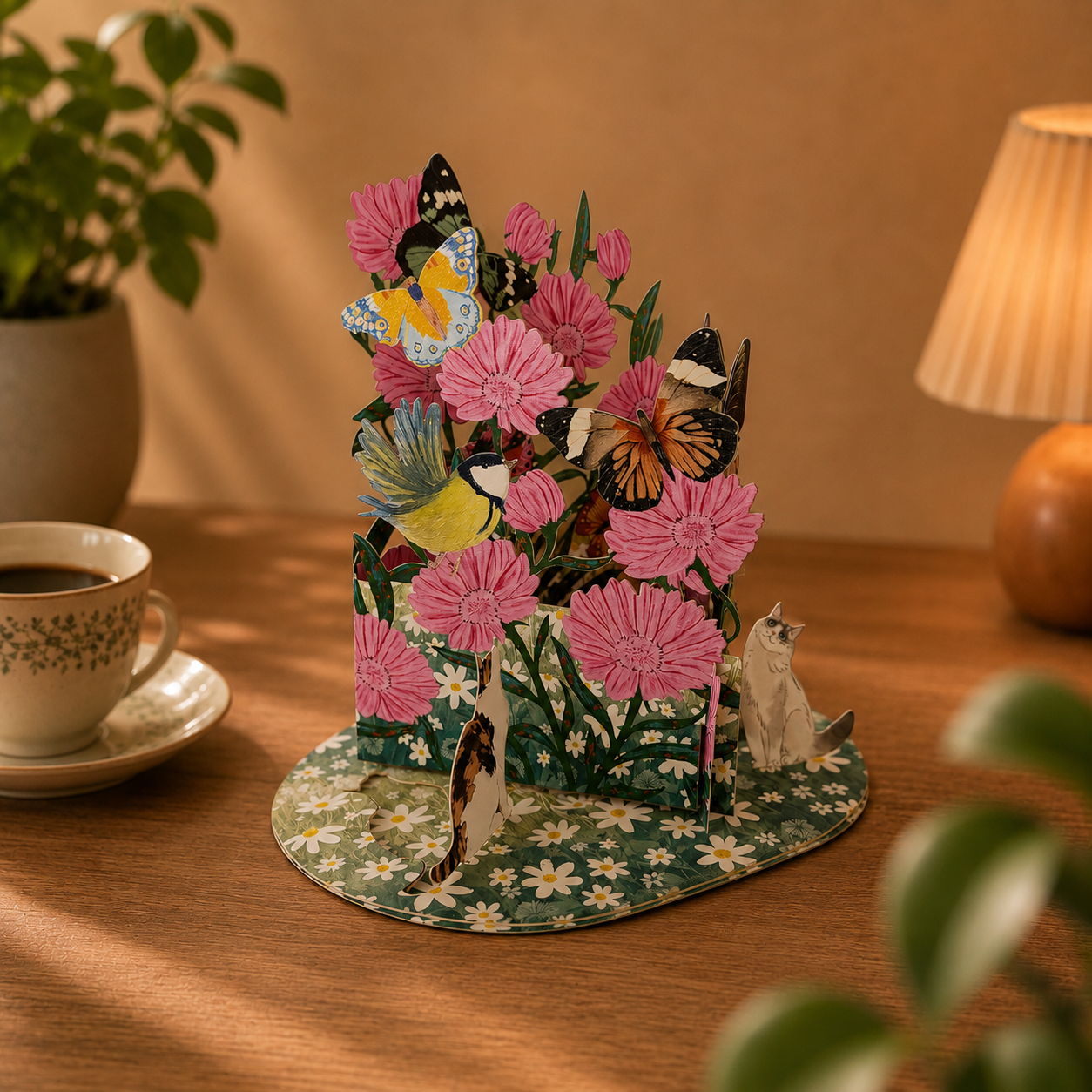 Vlindertuin Pop-upkaart: Standaard titel