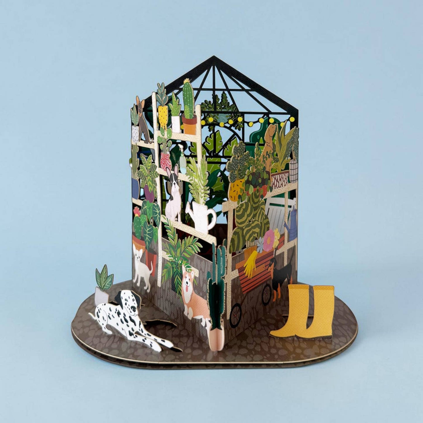 Botanische huisdieren pop-upkaart: Standaard titel