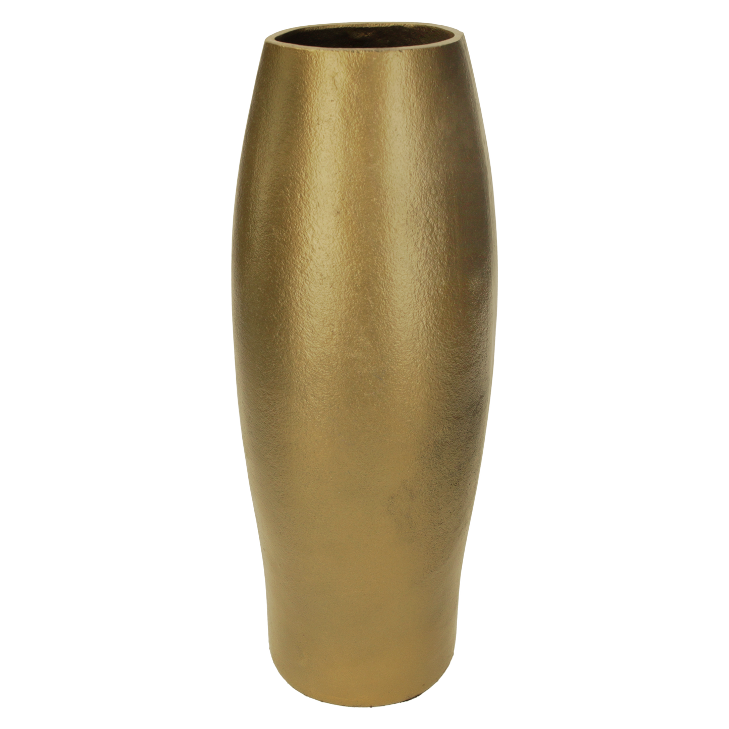 Gold Brancusi-vaas van metaal h 38x14x12 cm