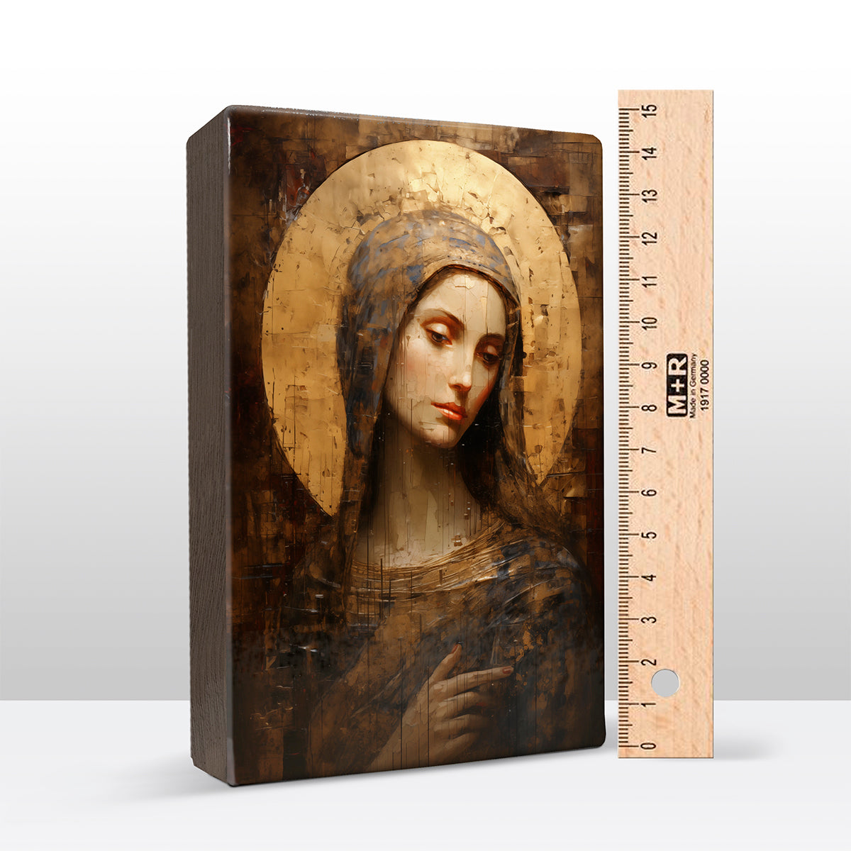 Artchoices exclusive: 057. Icon with gold mosaic beautifully op houten paneel(tje) klein