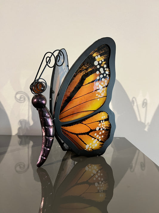 Vlinder – oranje/amber