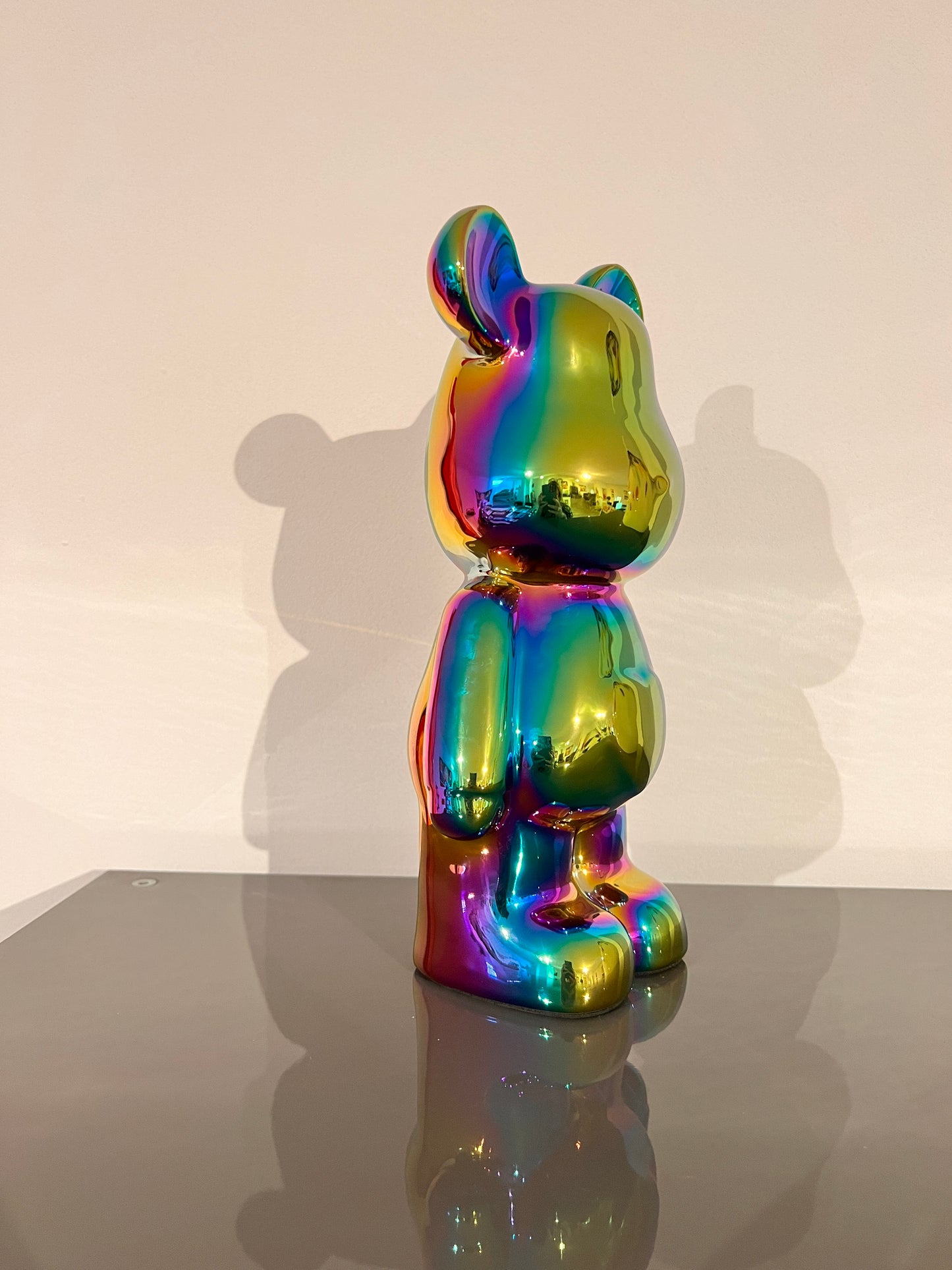 Beertje multicolor met hart