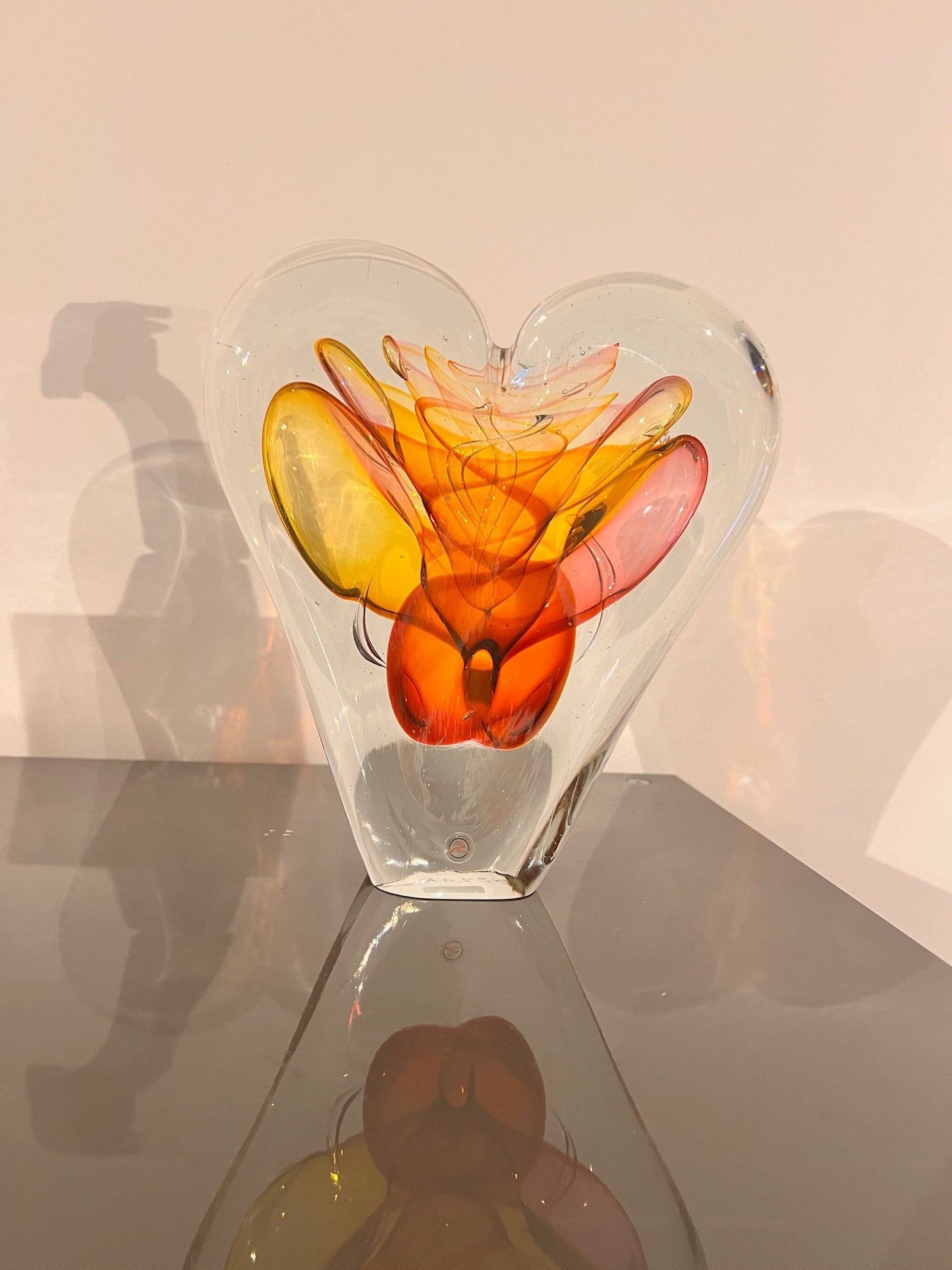 Kristallen hart – warme tinten