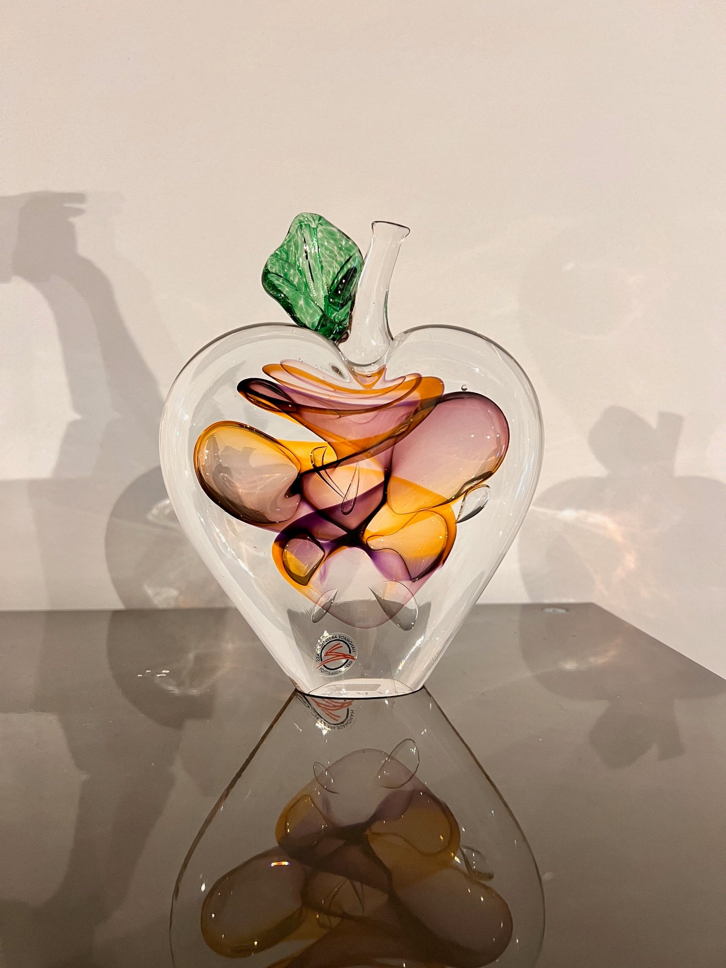 Kristallen appel – warme tinten