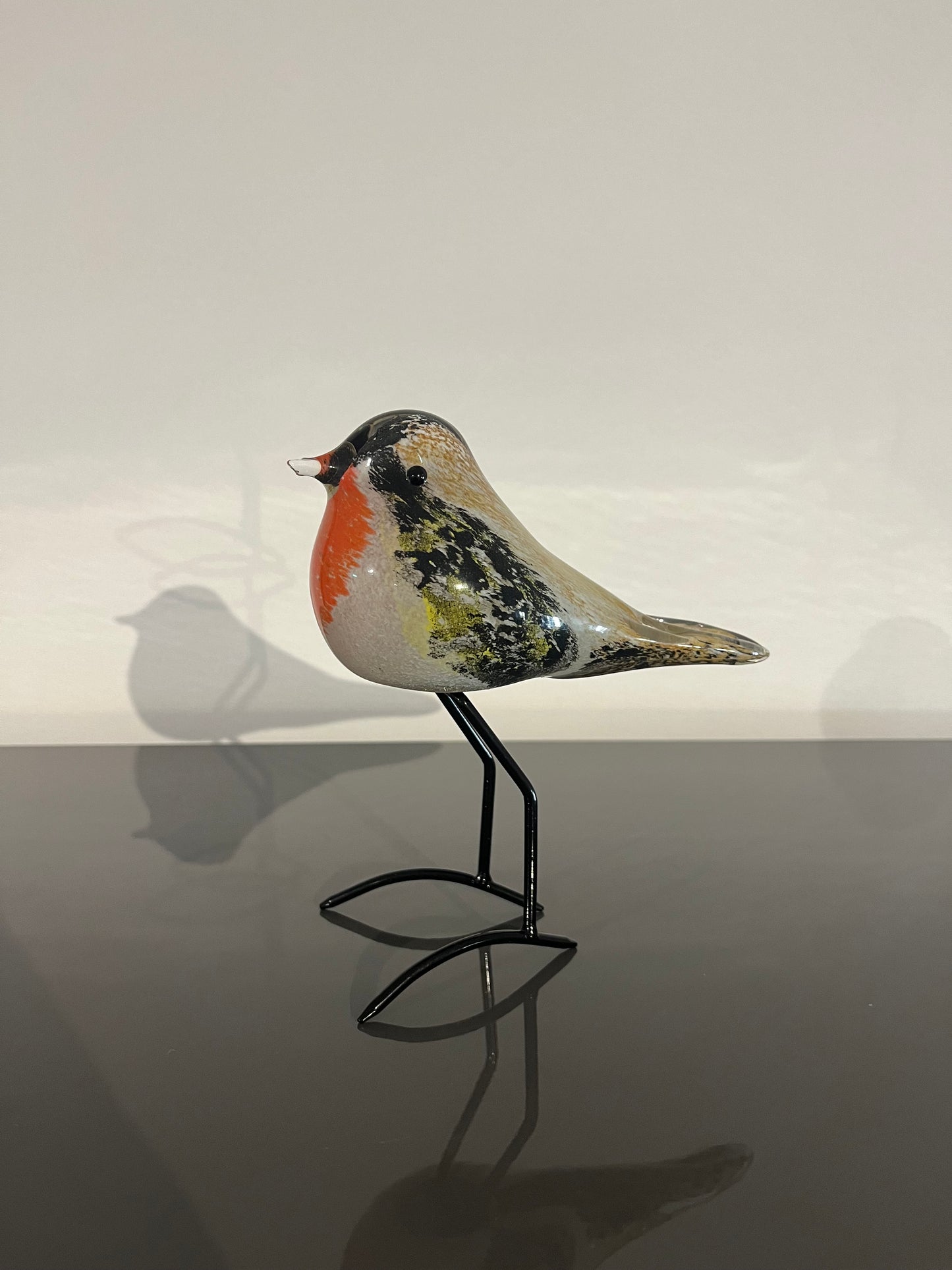 Glazen vogel roodborstje