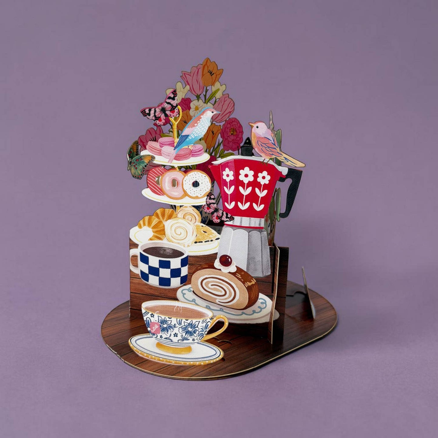 Thee & Traktaties Pop-upkaart: Standaard titel