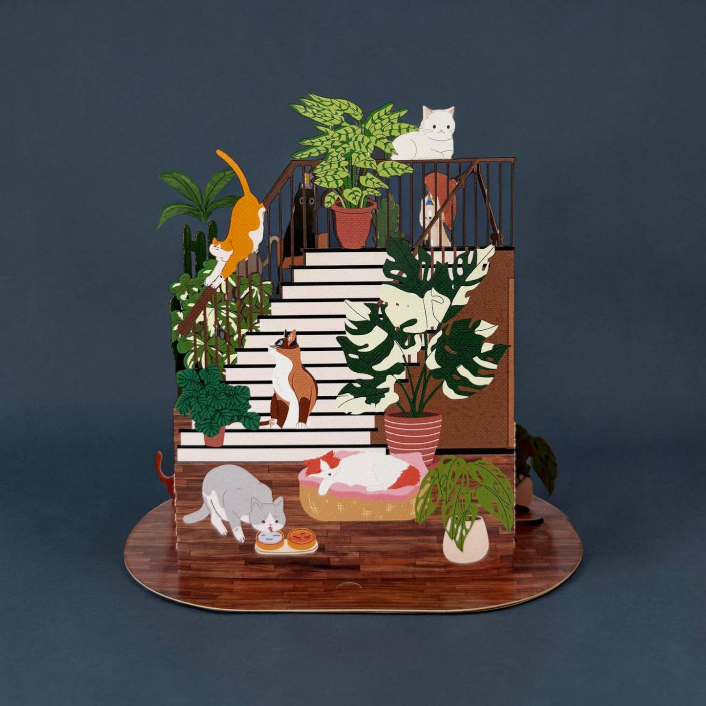 Katten & Planten pop-upkaart: Standaard titel
