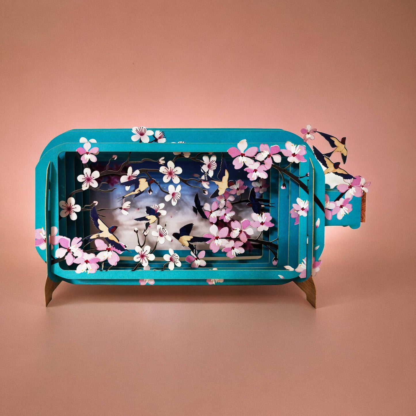 Cherry Blossom 3D wenskaart met pop-up
