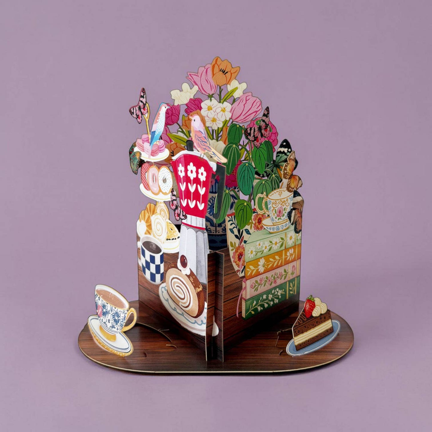 Thee & Traktaties Pop-upkaart: Standaard titel