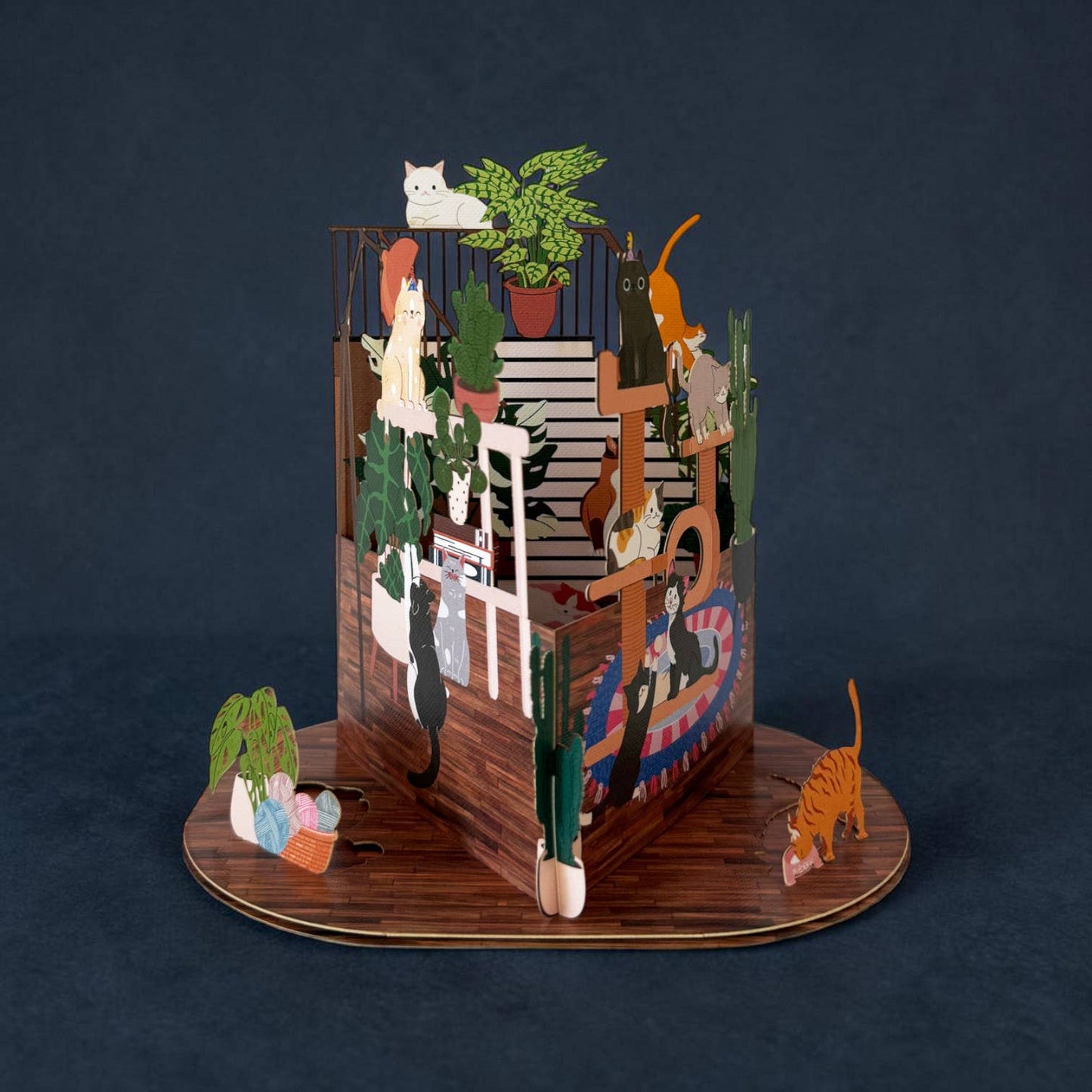 Katten & Planten pop-upkaart: Standaard titel