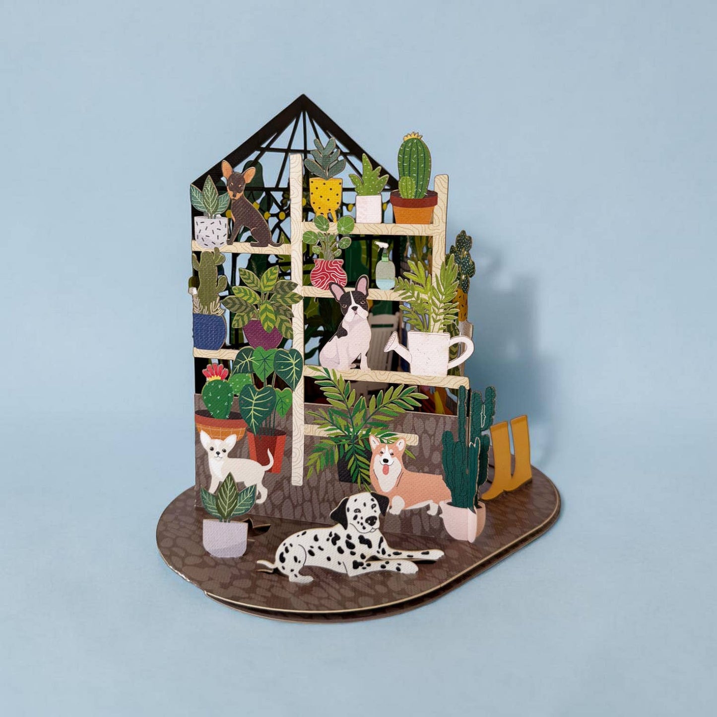 Botanische huisdieren pop-upkaart: Standaard titel