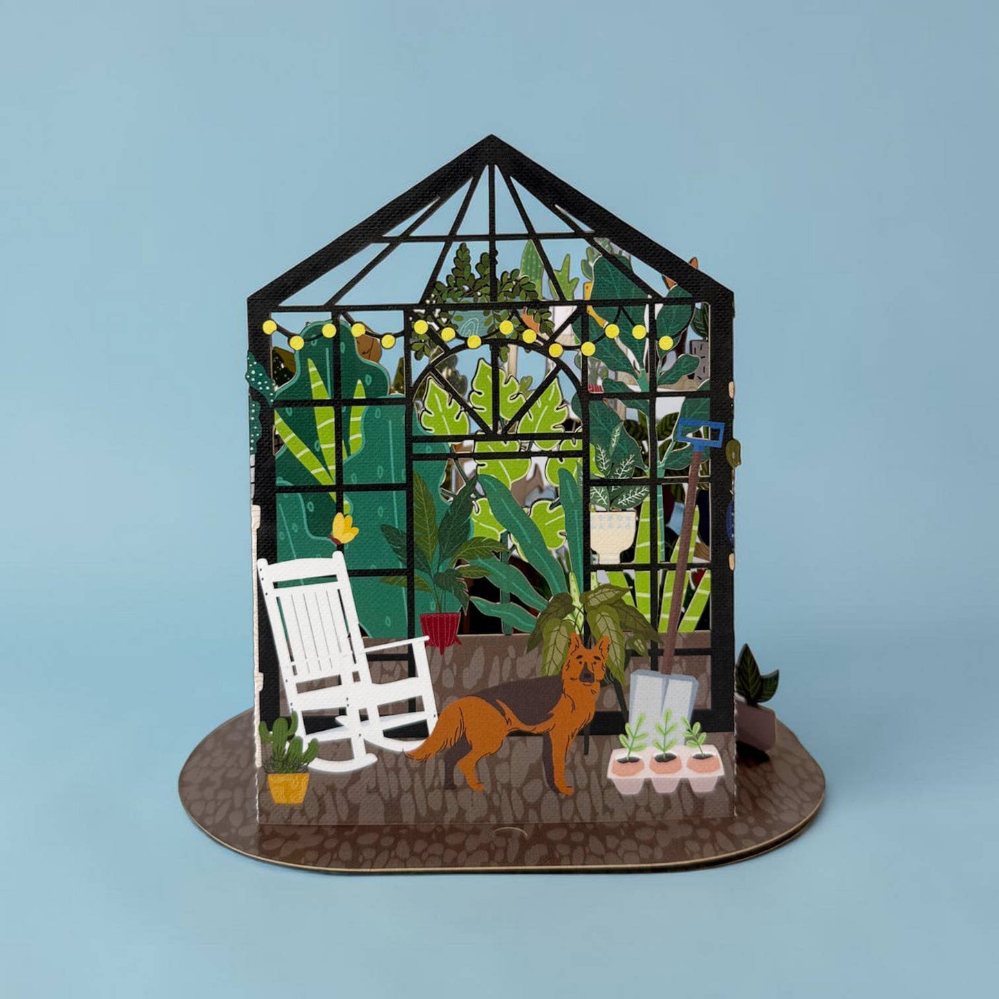 Botanische huisdieren pop-upkaart: Standaard titel